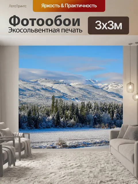 Фотообои Снегопад