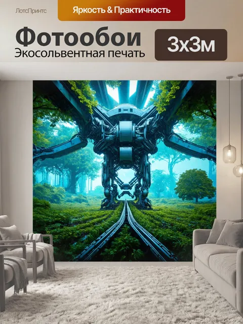 Фотообои абстракция в стиле научная фантастика