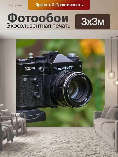 Фотообои Зеркальная камера