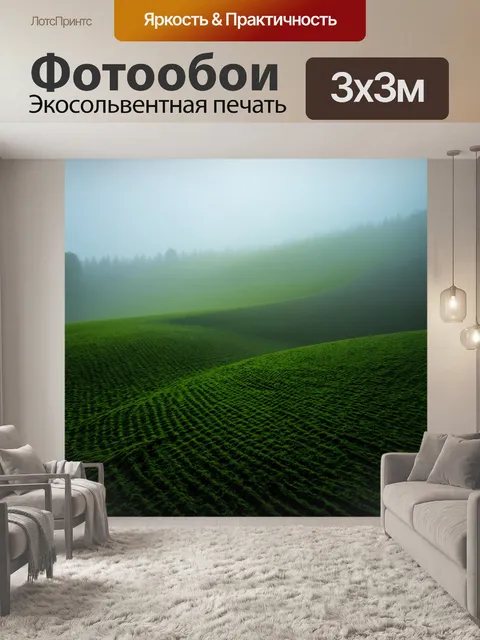Фотообои туман в стиле узоров, вдохновение природы, сочетающееся с легким туманом и необычными узорами