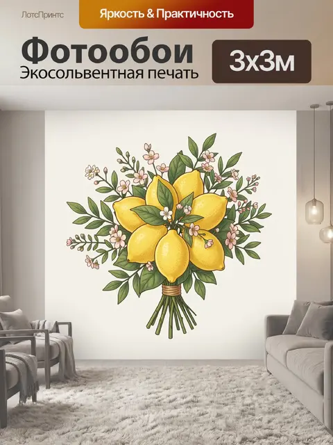 300 × 300 см · Экосольвентная печать