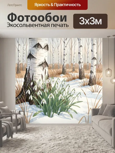300 × 300 см · Экосольвентная печать