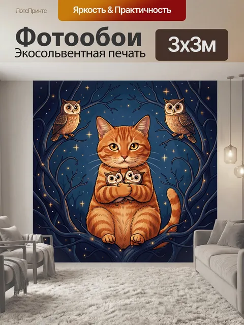 300 × 300 см · Экосольвентная печать