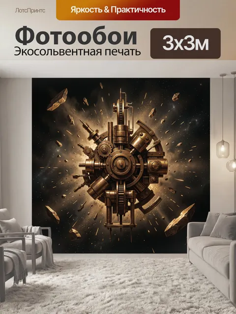 300 × 300 см · Экосольвентная печать