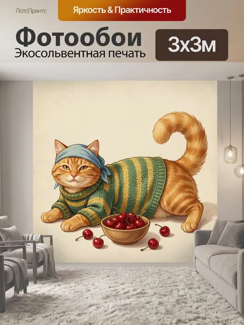 300 × 300 см · Экосольвентная печать