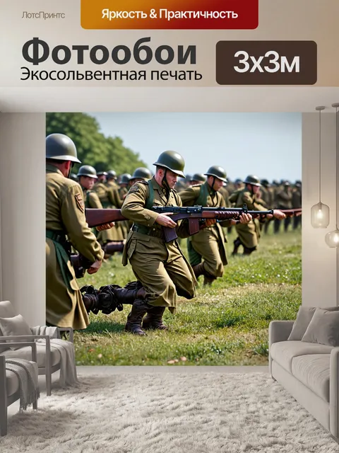 Фотообои старинные солдаты в стиле второй мировой войны