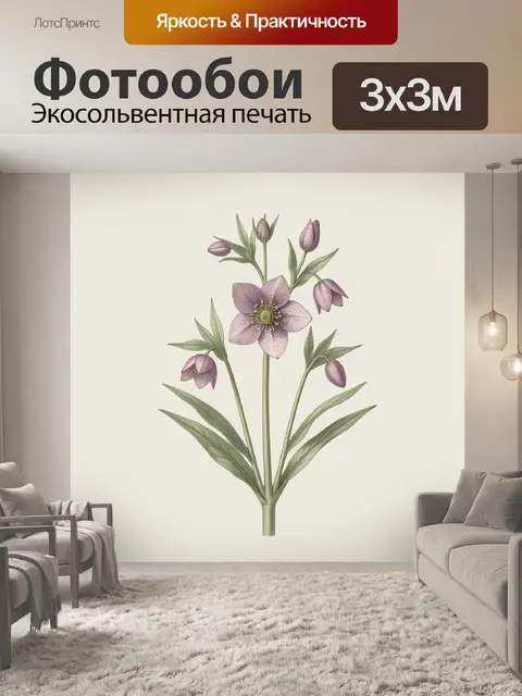 300 × 300 см · Экосольвентная печать