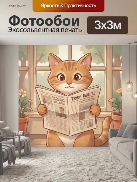 300 × 300 см · Экосольвентная печать