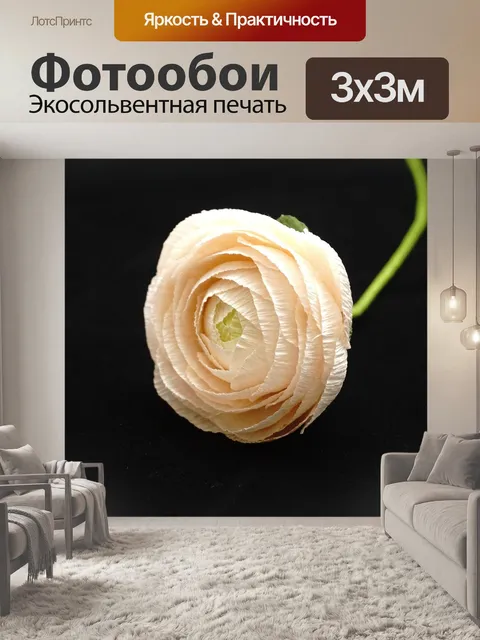 Фотообои Бумажные цветы