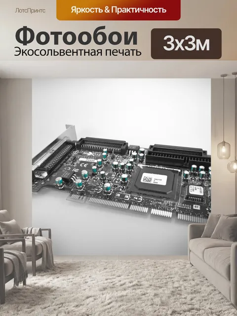Фотообои Сетевая карта