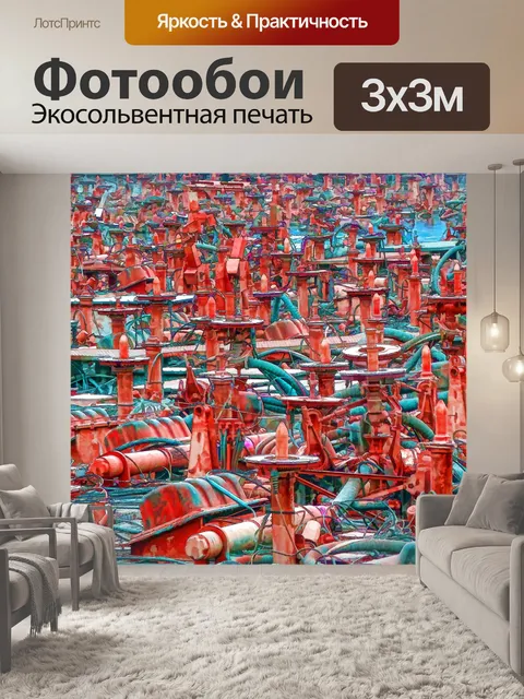 Фотообои Промышленное металлическое оборудование