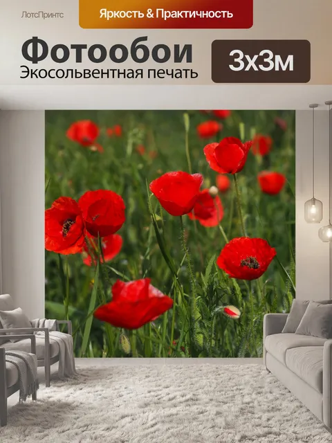 Фотообои Маки
