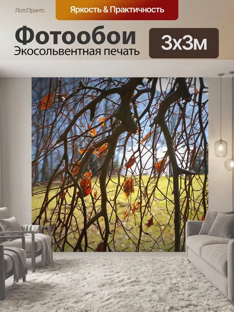 Фотообои Листья