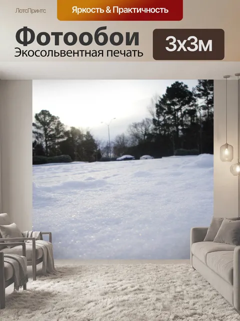 Фотообои Блестящие ВС, Зимнее утро