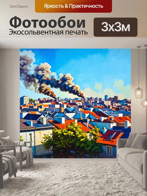 Фотообои пейзаж в стиле постимпрессионизм