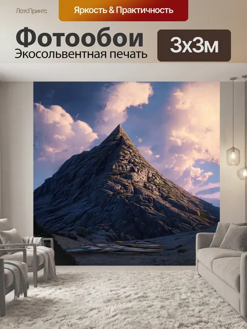 Фотообои массивный треугольник