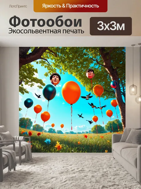 Фотообои лес в стиле сюрреализм
