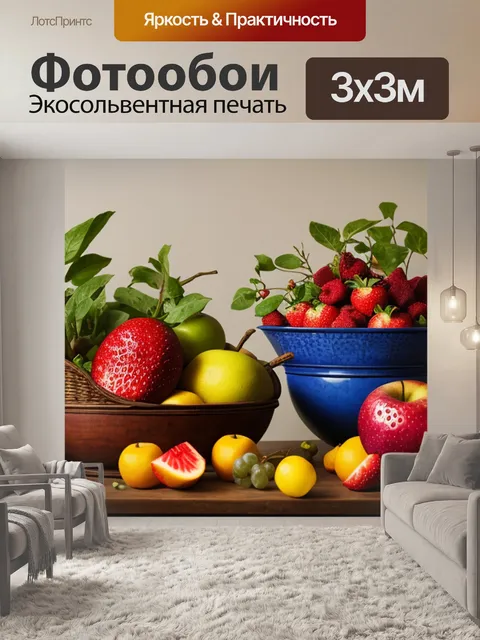 Фотообои натюрморт с фруктами красивые фото