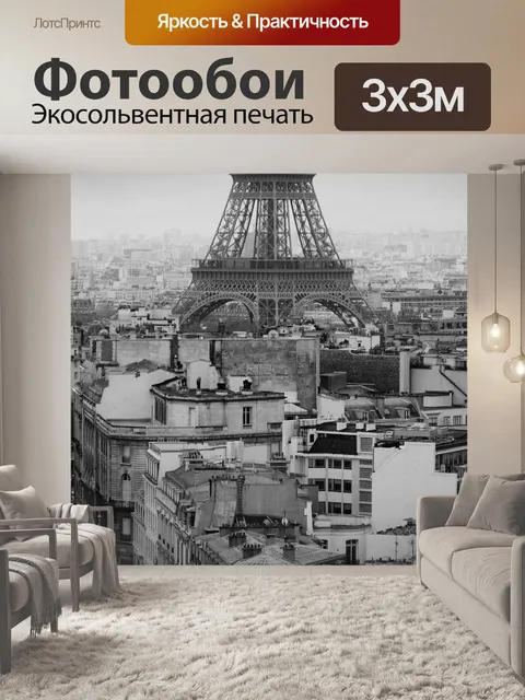 Фотообои Топы крыши Парижа