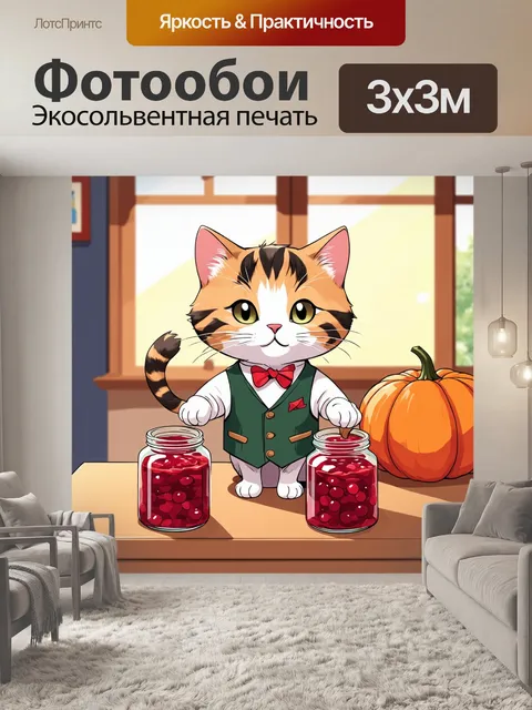 Фотообои Стиль детская иллюстрация