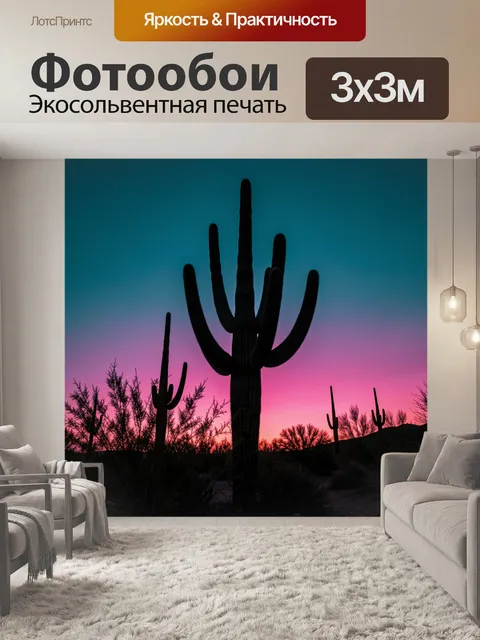 300 × 300 см · Экосольвентная печать