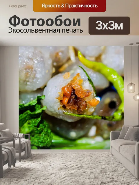 Фотообои Тайская десертная еда, уличная еда, саку