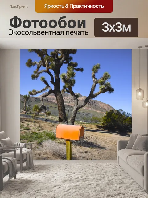Фотообои Сельские Вертикальный почтовый ящик