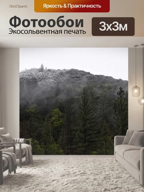 Фотообои Снежная вершина горы