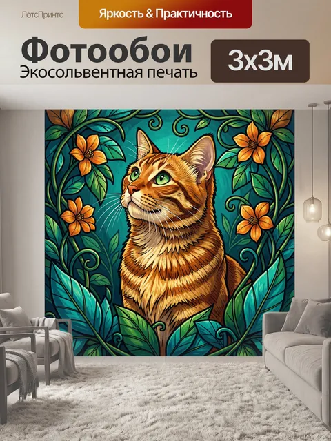 300 × 300 см · Экосольвентная печать