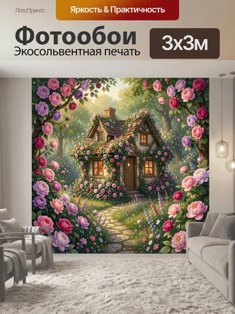 300 × 300 см · Экосольвентная печать