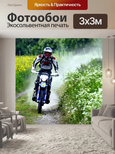 Фотообои Мотоциклист