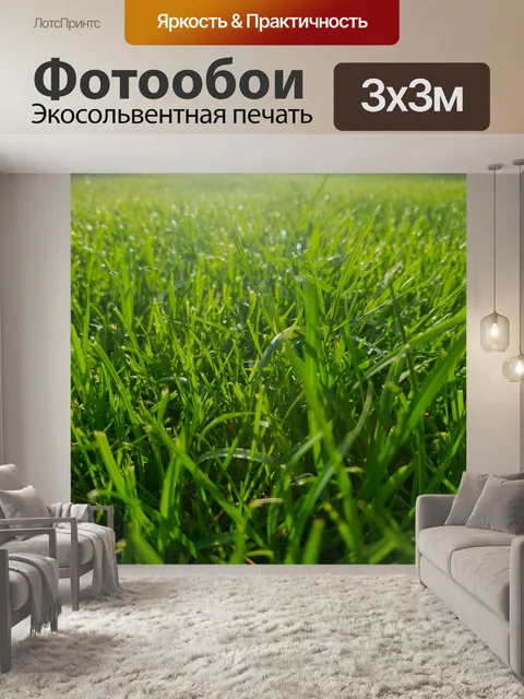 Фотообои Зеленая трава
