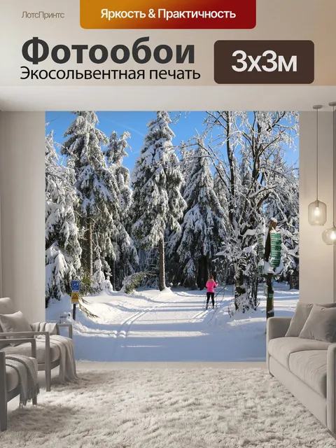 Фотообои Горные лыжи