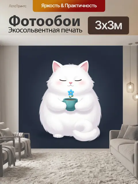 300 × 300 см · Экосольвентная печать