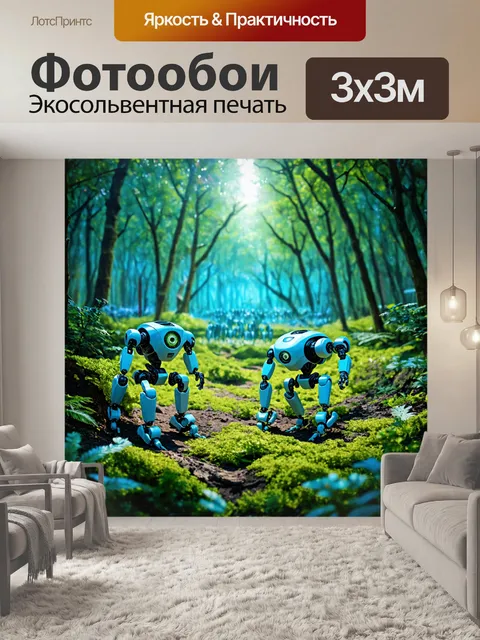 Фотообои природа в стиле футуризм