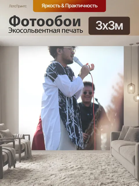 Фотообои Певец