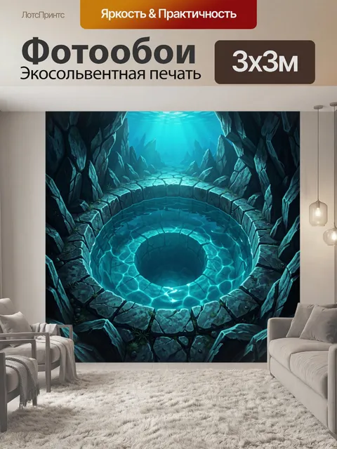300 × 300 см · Экосольвентная печать