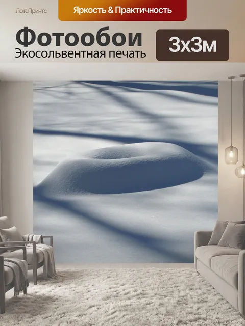 Фотообои Снег