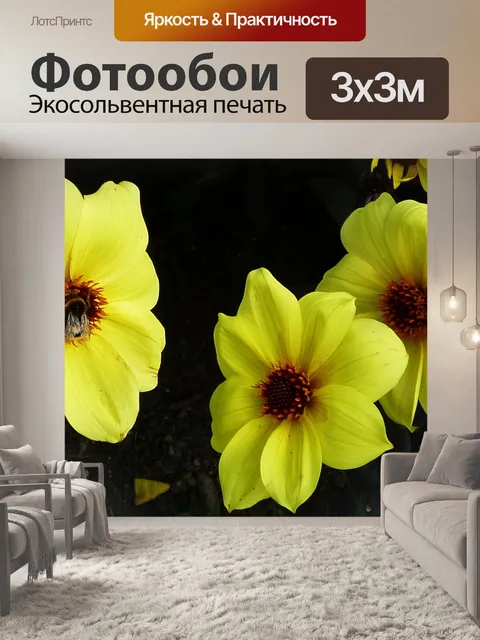 Фотообои Георгины