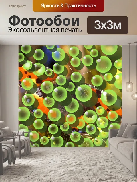 Фотообои Жидкие капли