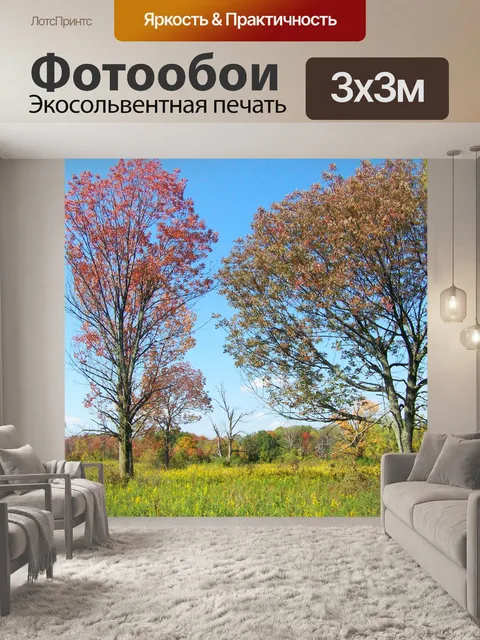 Фотообои Осеннее поле