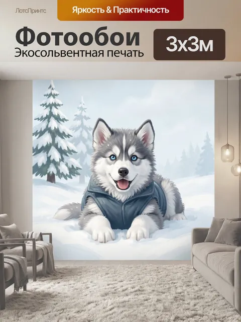 300 × 300 см · Экосольвентная печать