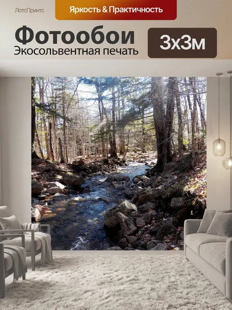 Фотообои ручей