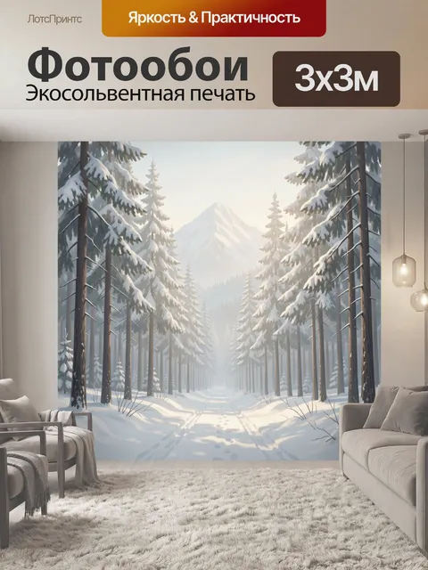 300 × 300 см · Экосольвентная печать