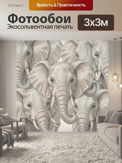 300 × 300 см · Экосольвентная печать