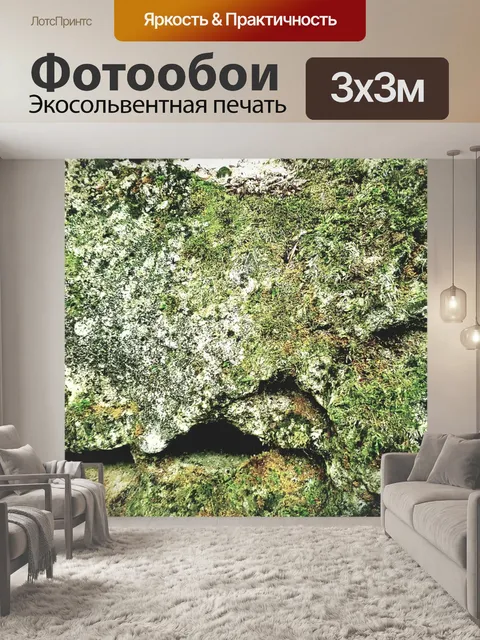 Фотообои Старая скальная поверхность с отверстиям