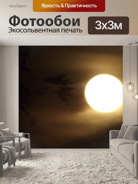 Фотообои Луна небо 6