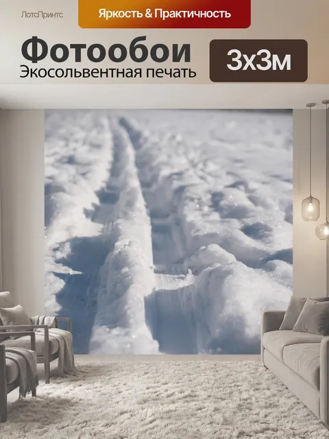 Фотообои Беговая лыжная трасса