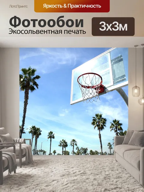 Фотообои Баскетбольная площадка
