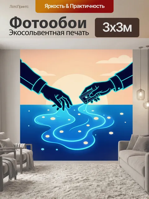 300 × 300 см · Экосольвентная печать